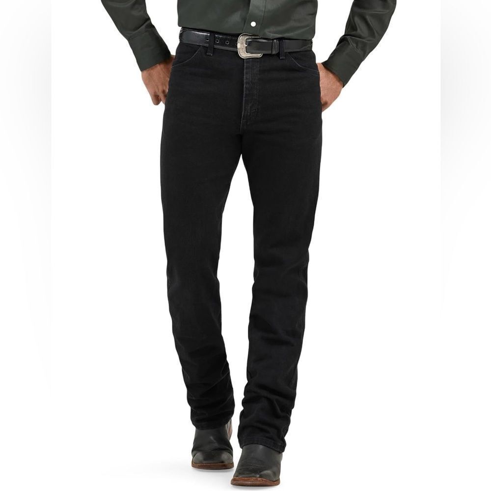 Wrangler Men's 13MWZ Cowboy Cut Original Fit Jeans NEW Color: Shadow Black 31/36